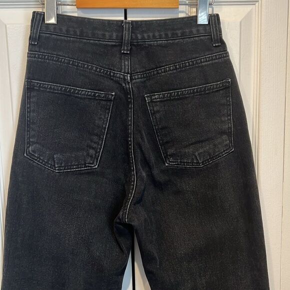 Oak & Fort Black High Rise Ankle Length Jeans Size M - Picture 6 of 9